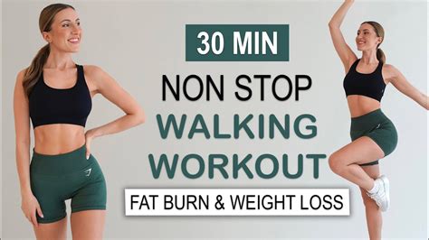 Min Non Stop Walking Fat Burn Weight Loss Workout To The Beat