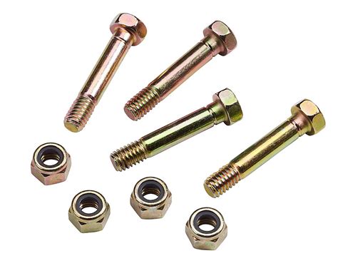 Mtd 1 75 Inch Snowthrower Shear Bolts With Nuts For 1 Inch Auger Shaft