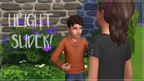 Sims 4 Child Height Slider Mod Gaseelements