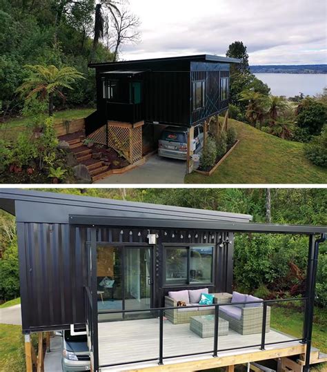 This Woman Designed Her Own Small House Made From 3 Shipping Containers