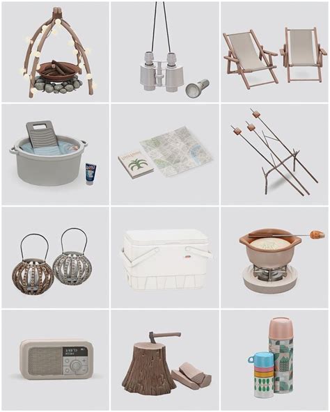 Sims 4 Aesthetic Camping Essentials CC Finds Sims 4 Mods Sims 4 Body