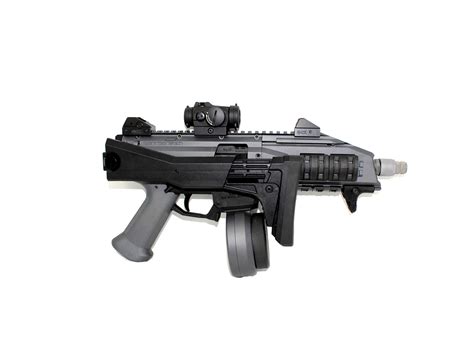 CZ Scorpion EVO 3 S1 Pistol W F5 MFG 50 Round Drum In FDE BLK OD