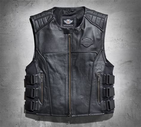 Swat Ii Leather Vest Veste En Cuir Gilet Cuir Cuir