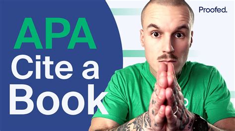 How To Cite A Book In Apa Youtube