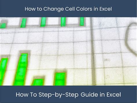 how to change cell colors in excel