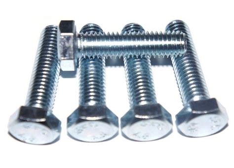 Carbon Steel Fastener Colorful Zinc Plated Galvanized Hex Bolts