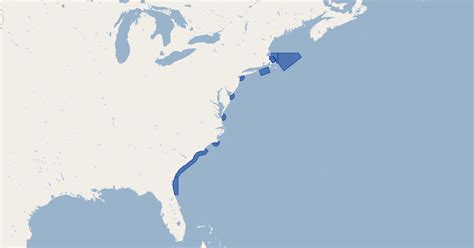 North Atlantic Right Whale Seasonal Management Areas United States Of