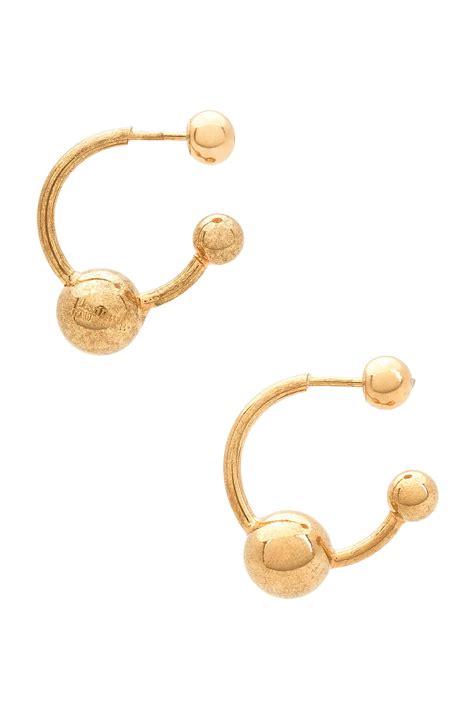 Jean Paul Gaultier Earrings In Gold Fwrd