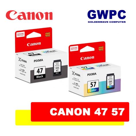 Canon Pg 47 Cl 57 Genuine Ink Cartridge 47 57 Pg 47 Cl 57 Lazada Ph
