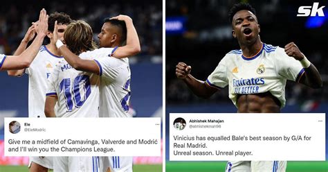 Twitter Erupts As Vinicius Jr Nets Hat Trick To Help Real Madrid Secure