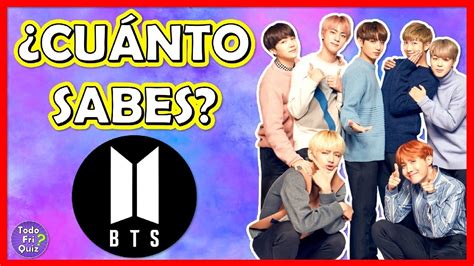 Cuánto Sabes de BTS Test Trivia Quiz YouTube