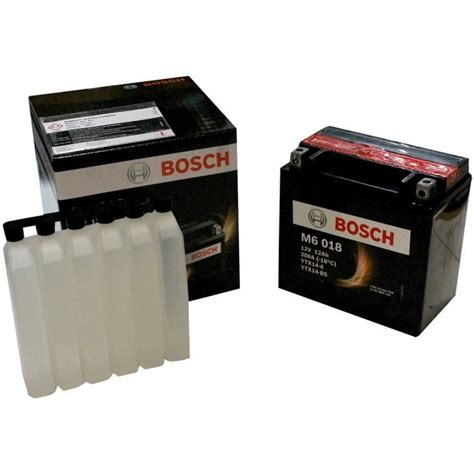 BOSCH M6018 Batterie Moto 12V 12Ah 100A Cdiscount Auto