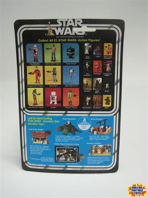 1979 Kenner Star Wars 21 Back Artoo Detoo R2 D2 Swc72b