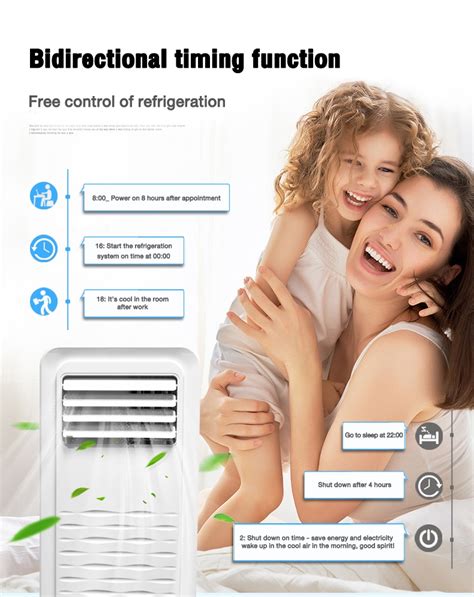 Hailang Portable Mobile Vertical Air Conditioner 1 25Hp With Wireless