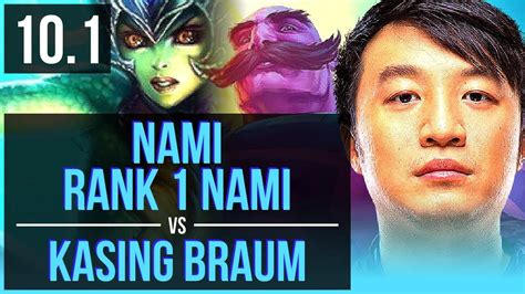 Nami And Draven Vs Kasing Braum And Aphelios Support Rank 1 Nami Rank