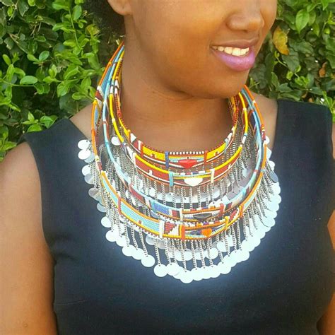 African Beaded Necklaces Maasai Wedding Jewelry Maasai Etsy