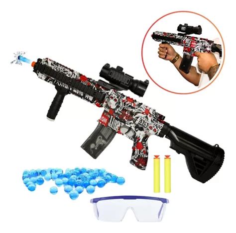 Arma De Brinquedo Grande Fuzil Metralhadora Bolinha De Gel Frete Gr Tis