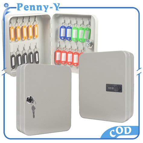 Jual Wall Key Box Key Metal Safety Lock Key Box Tempat Penyimpanan