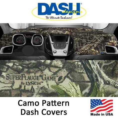 Dash Designs Camo Dash Covers