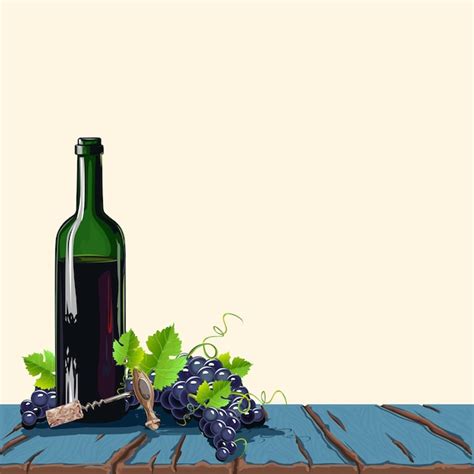 Premium Vector Wine Background