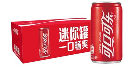 可口可乐coca Cola 迷你摩登罐mini小可乐汽水碳酸饮料整箱装 200ml X12罐 融创集采商城