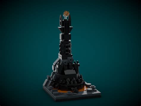 LEGO MOC Barad-dûr (Nanoscale) MOC by SmurfInDaMushroom | Rebrickable - Build with LEGO