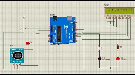 How To Simulate The Gas Sensor Mq In Proteus Using Arduino Youtube