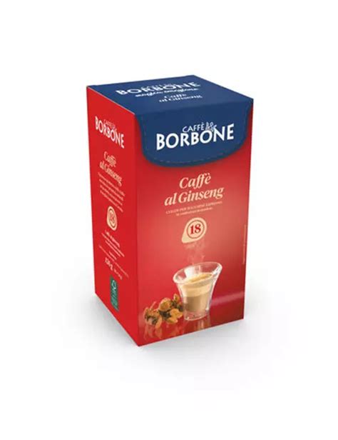 72 cialde filtrocarta ESE 44 mm Borbone Caffè al Ginseng Caffè Delli