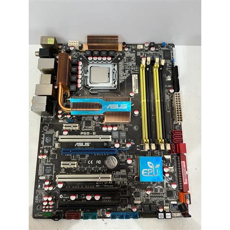 KIT PLACA MÃE GAMER ASUS P5Q E P45 LGA 775 Core 2 Duo Quad DDR2 16G