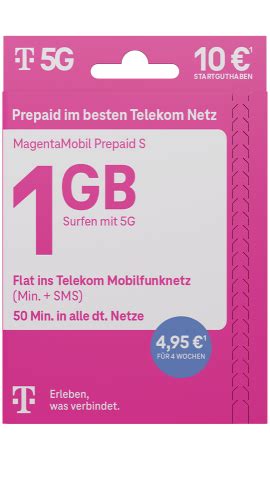 Telekom MagentaMobil Prepaid S Starmobile De