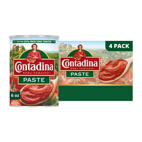 2 Pack Contadina Tomato Paste 6 Oz Can Pack Of 4