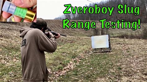 Gauge Zveroboy Slug Range Testing Youtube