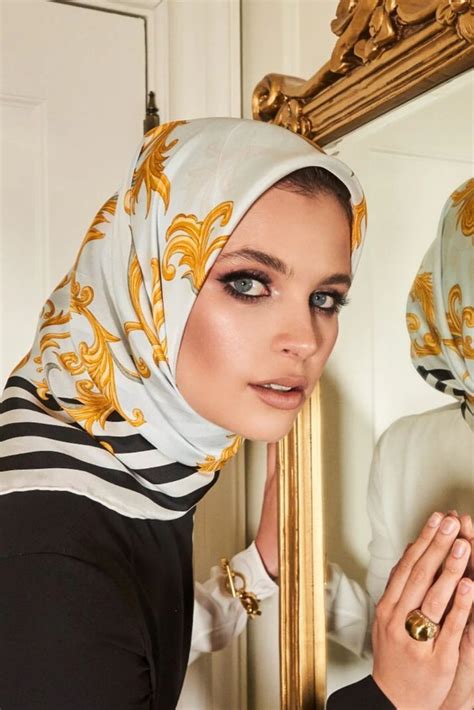 Grace Kelly Style Stylish Hijab Head Scarf Styles Silk Headscarf