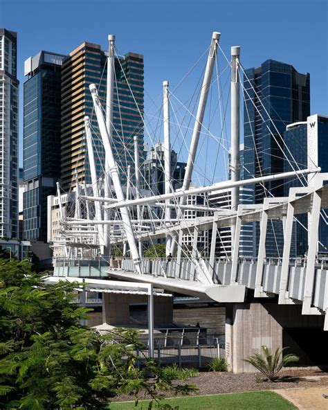 Ponte Pedestre De Kurilpa Em Brisbane Imagem De Stock Editorial