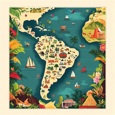 Celebrar la vibrante diversidad de América Latina Un impresionante mapa en D para el Mes de la
