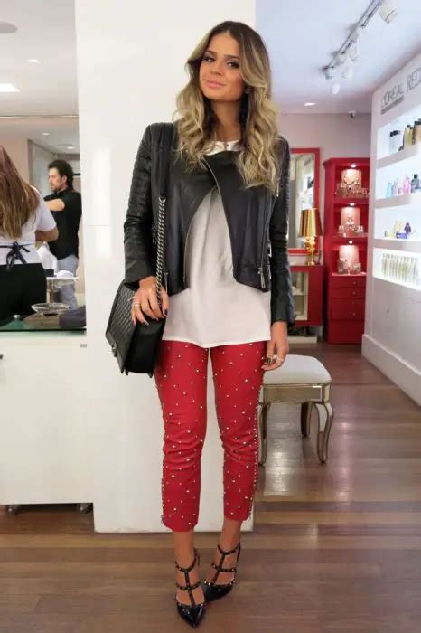 33 Outfits Con Chaqueta De Cuero Rockeros Y Glamurosos