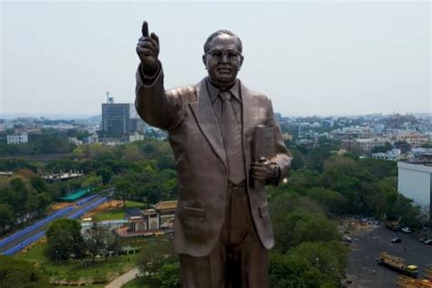 Kcr To Unveil 125 Ft Ambedkar Statue On April 14 In Hyderabad All You Need To Know