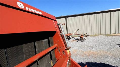 Hesston 540 Round Baler Online Only At Tays Realty And Auction Llc Youtube