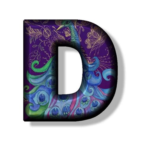 Buchstabe - Letter D | Buchstaben, Tiere, Vögel 