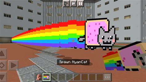 Nyan Cat Nextbot Evade P4 In Minecraft PE Minecraftpeaddons YouTube