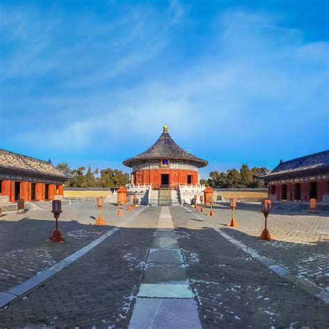 The Imperial Vault Of Heaven At The Temple Of Heaven In Beijing China