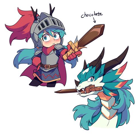 Hilda The Great Dragon Knight By Brickmini Rhildatheseries