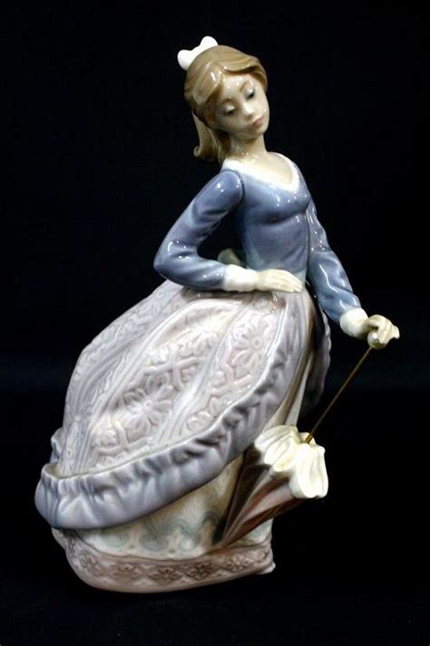 Ladys Parasol A Lladro Masterpiece Lladro And Nao Ceramics