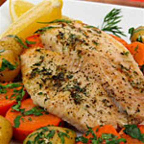 Broiled Tilapia With Parsley Potatoes And Carrots Canadian Living