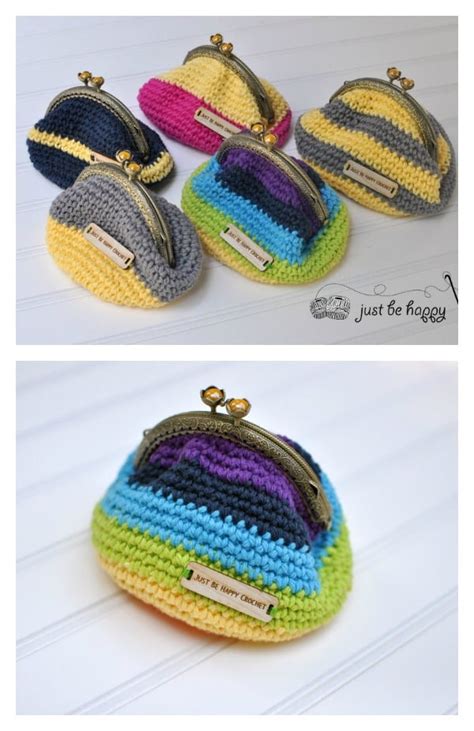 Crochet Hexagon Coin Purse IUCN Water