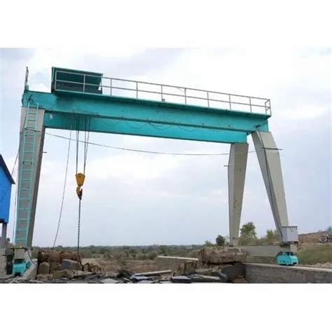 Double Girder Heavy Duty Gantry Crane For Material Handling Capacity