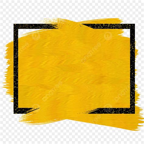 Paint Brush Border Clipart Transparent Png Hd Oil Paint Brush Yellow