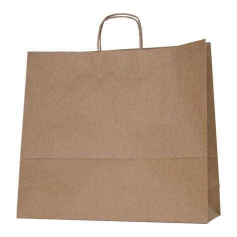 Bolsa de papel kraft marrón con asa retorcida 125uds Medida 45 14x40 cm