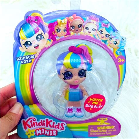 Shopkins Toys Kindi Kids Minis Rainbow Kate Posable Bobble Head