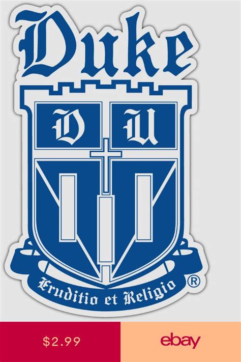 Duke Blue Devils Ncaa Vinyl Car Bumper Window Sticker Decal 34x5 Duke Univ Window Stickers